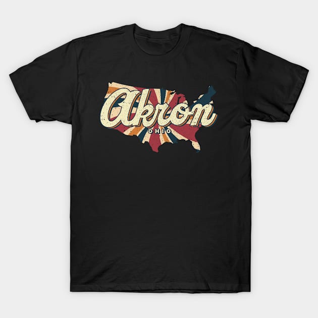 Akron Ohio hometown T-Shirt by SerenityByAlex